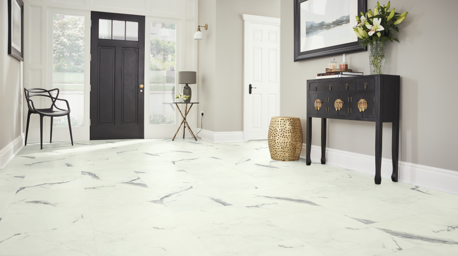 Karndean Palazzo Marble stone flooring in a Hallway